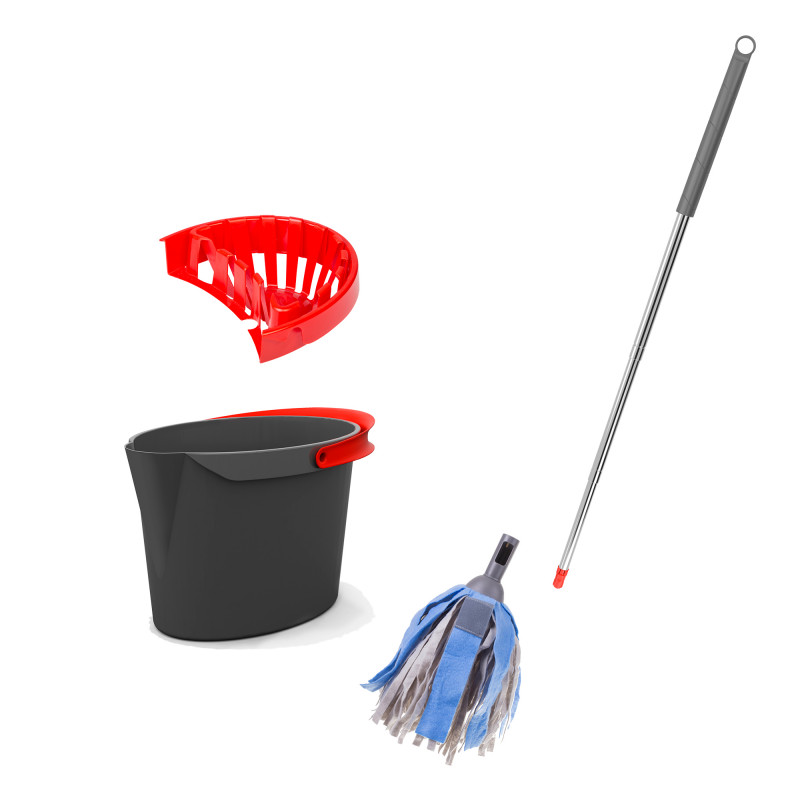 Відро з віджимом + швабра комплект для прибирання Nordic Stream Bucket Light Nordic Stream - 1 Відро з віджимом + швабра комплект для прибирання Nordic Stream Bucket Light Nordic Stream - 1